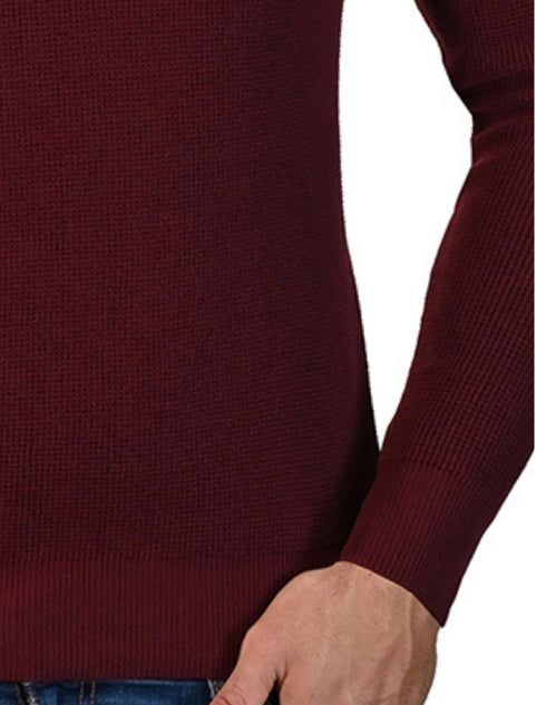 Suéter en color vino Casual Confort para Hombre, marca LEE.